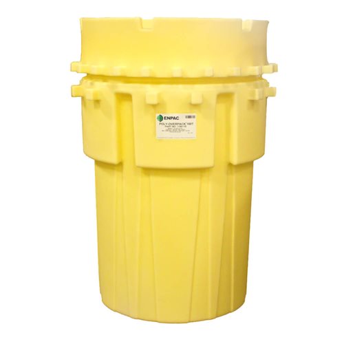 180 Gallon Poly-Overpack Drum, Yellow