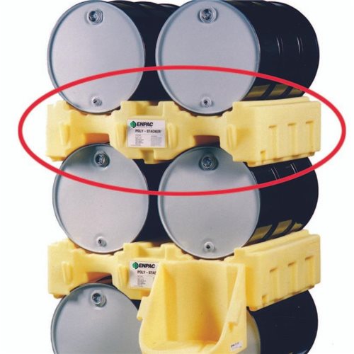 2 Drum Poly-Stacker, Yellow