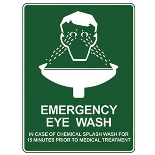 450×300 Emergency Eye Wash Sign – Metal ESS504