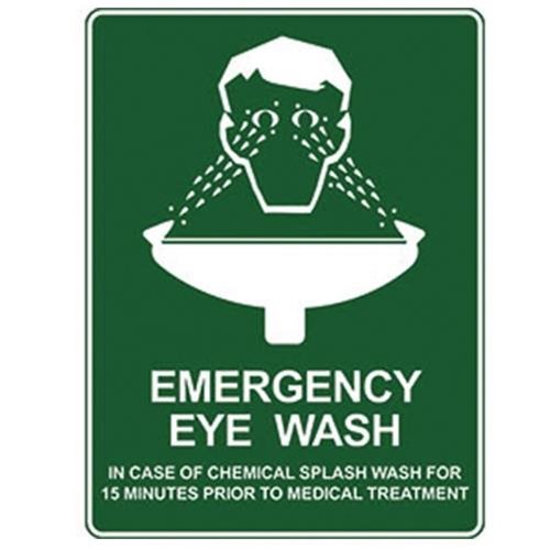 450×300 Emergency Eye Wash Sign – Poly ESS501